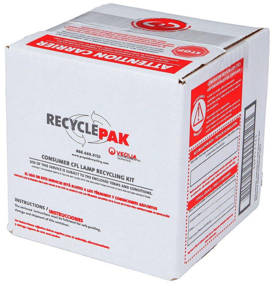 Veolia ES Consumer CFL Recycling Box 