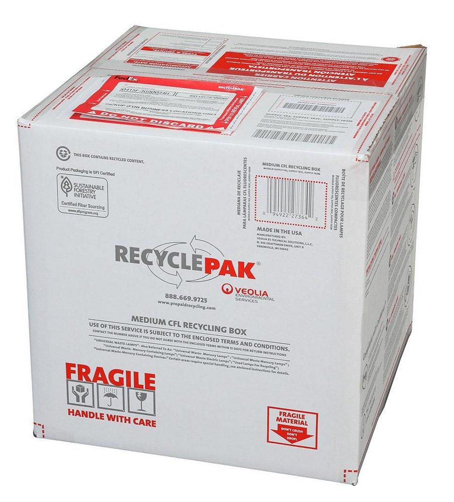 Veolia ES Medium CFL Recycling Box 