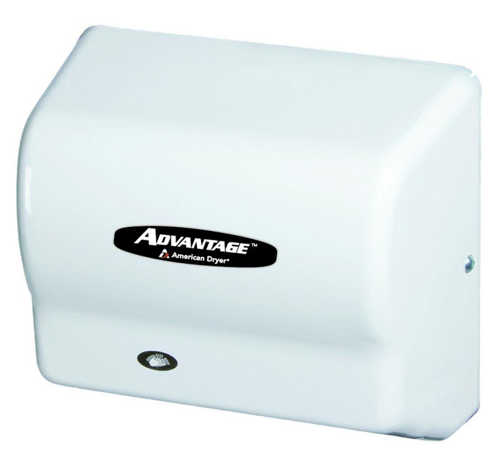American Dryer White Epoxy 100/240V Hand Dryer 
