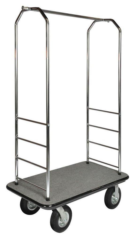 Central Specialties Black Bellman Cart with Carpet 