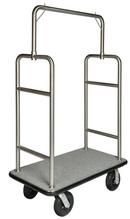 Central Specialties Grey Bellman Cart with Carpet 