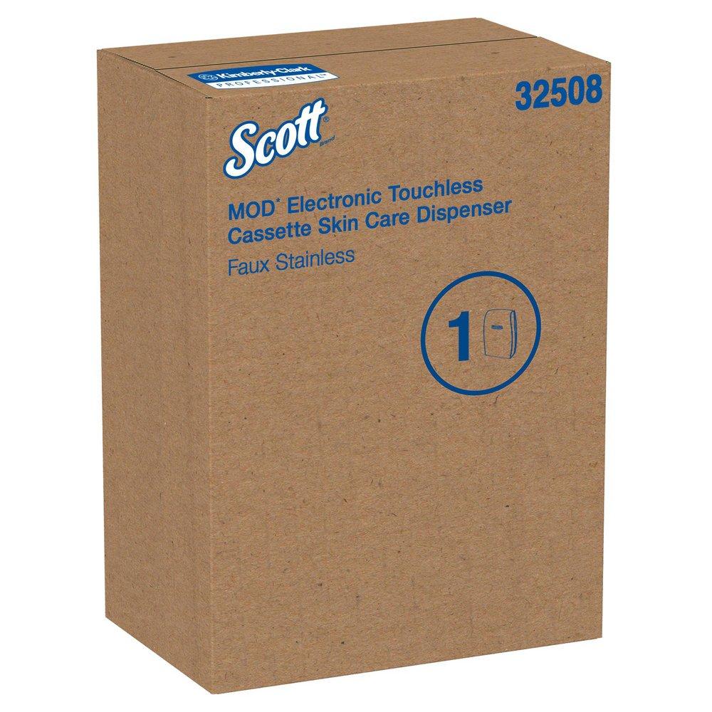 Scott&reg; Faux Stainless Electronic Touch (Less Cassette) Soap Dispenser 