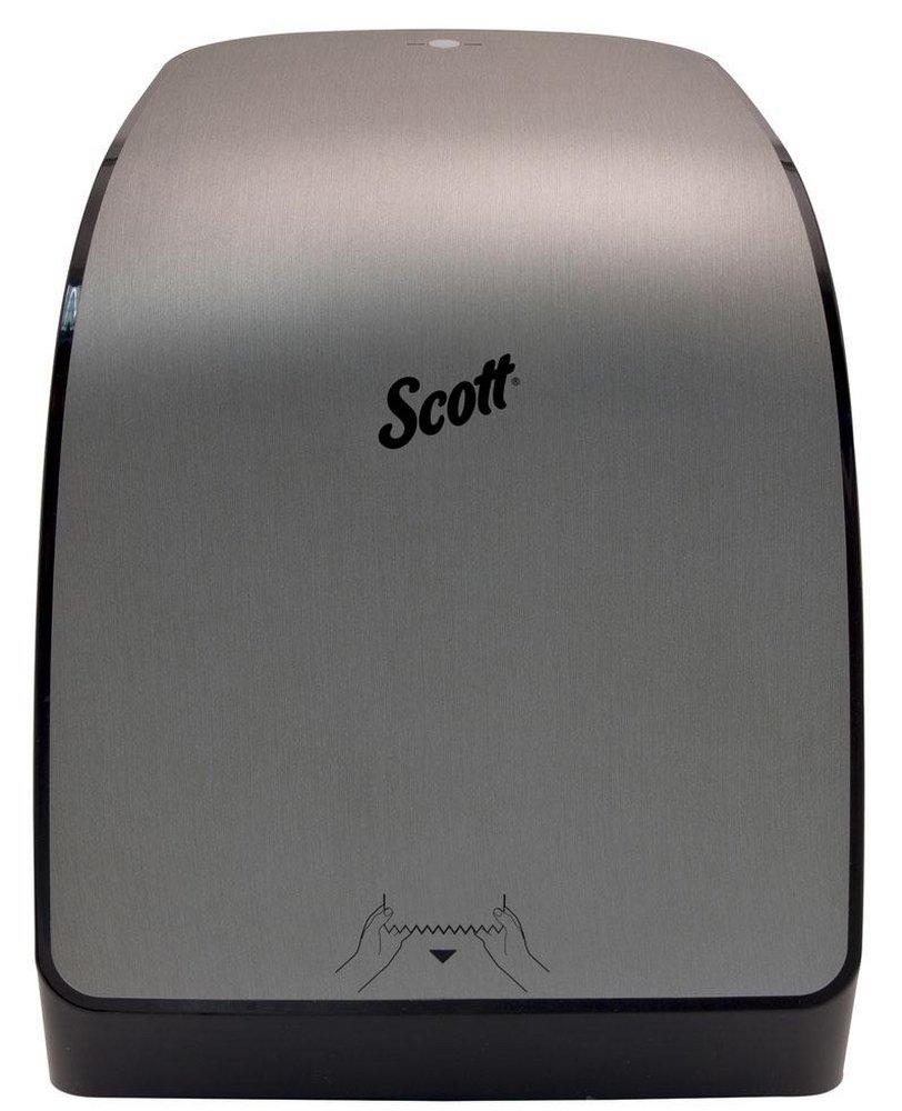 Kimberly Clark Stainless Steel Manual Hard Roll Towel Dispenser 