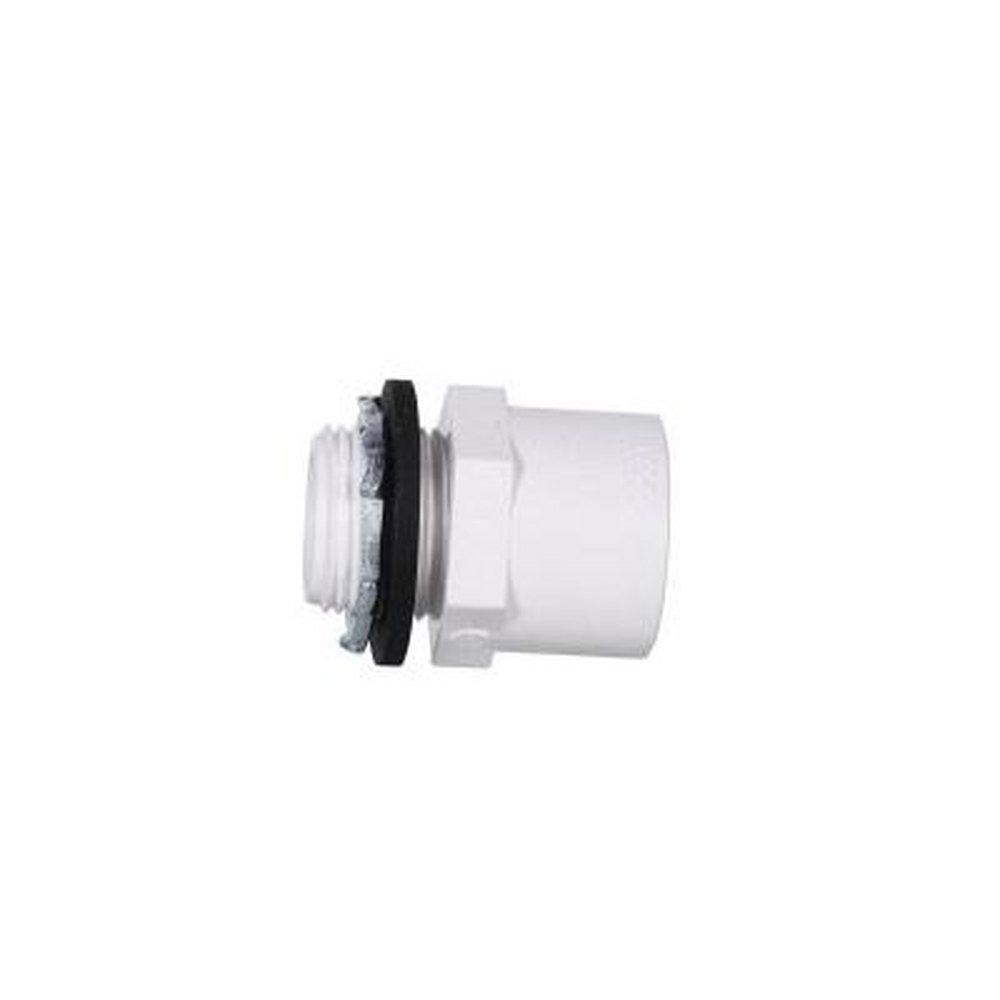 DiversiTech® White Slip Condensate Drain Pan Fitting Plastic 