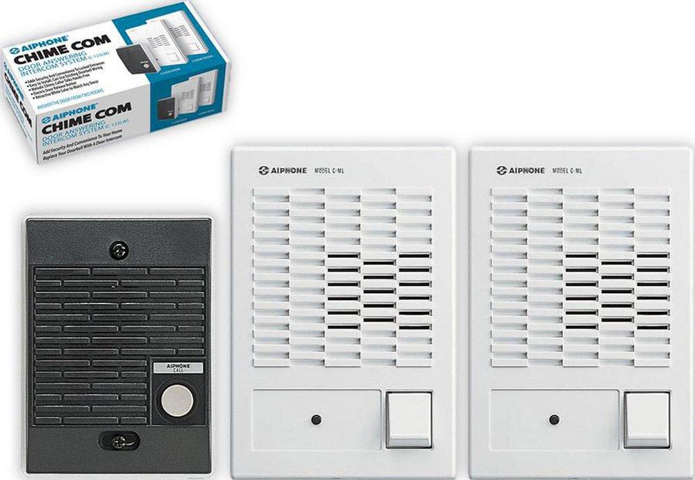 Aiphone Corp White 1A 1-Door 1-Room Battery Boxed Set 