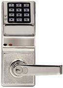 Keyless Cylindrical Door Lock with IC in Satin Chrome