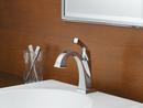 Delta Faucet Brilliance Polished Nickel Single Handle Centerset Bathroom Sink Faucet with Pop-Up Drain Assembly 