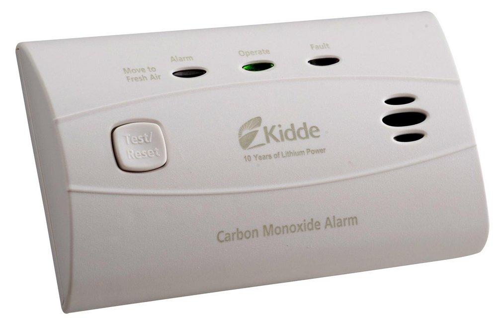 Kidde White Lithium Battery Power Carbon Monoxide Alarm 