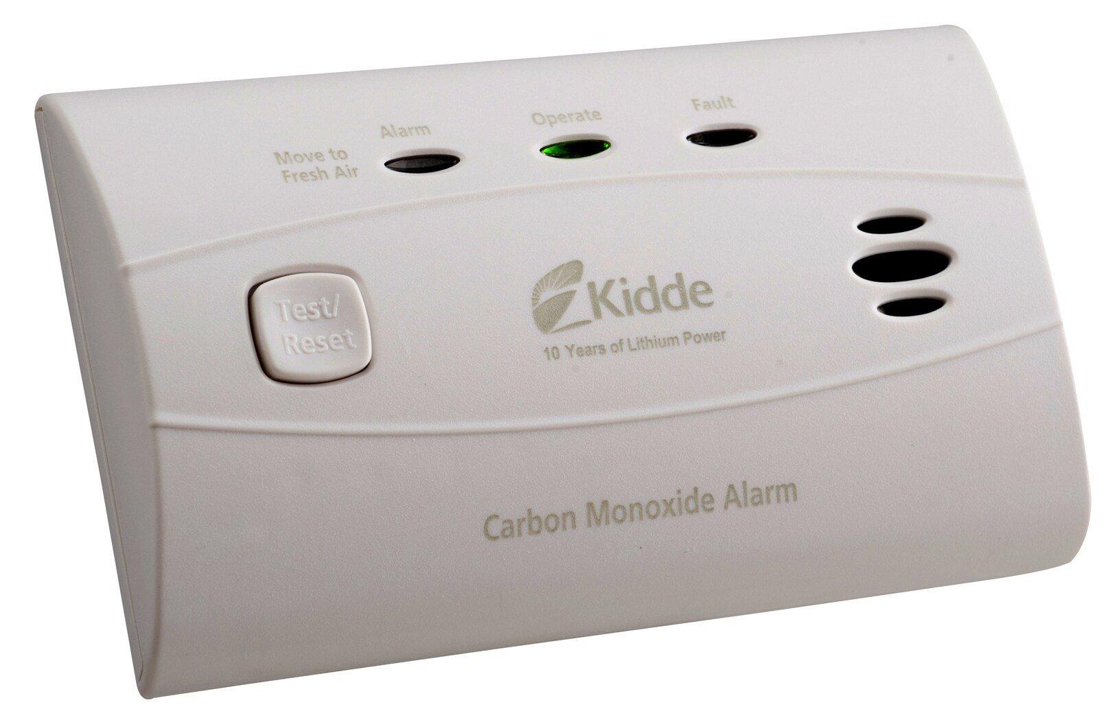 Kidde White Battery Carbon Monoxide Alarm 