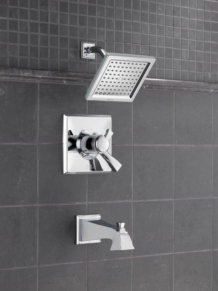 Delta Faucet Polished Nickel Two Handle Single Function Bathtub & Shower Faucet (Trim Only) 
