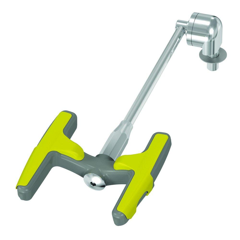 Bradley Corporation Chrome Plated Barrier Free Wall Mount Swing-Down Eye Wash and Face Wash Unit 