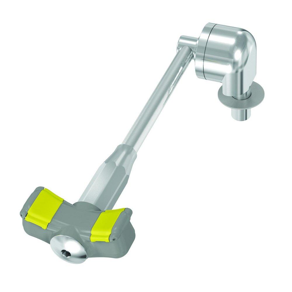 Bradley Corporation Chrome Plated Deckmount Swing-Down Eye Wash Unit 