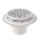 PROFLO&reg; Stainless Steel 2-3 in. PVC Tile Shower Drain with Strainer 