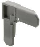 Grey 2 x 3/4 in. Plastic Screen Frame Corner (Pack of 50) 