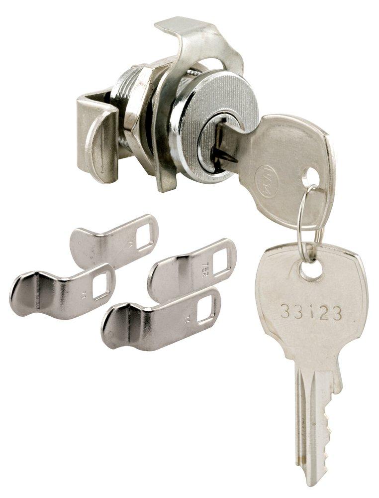 Prime-Line Nickel 5-Pin Tumbler Mailbox Lock 