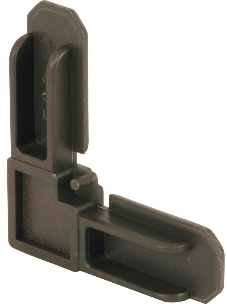 Bronze 2 x 3/4 in. Plastic Screen Frame Corner (Pack of 50) 