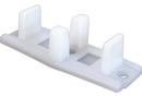 White Plastic Door Guide (Pack of 4) 
