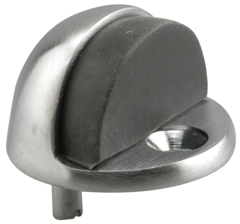 Brushed Chrome Cast Brass Wall Bumper 