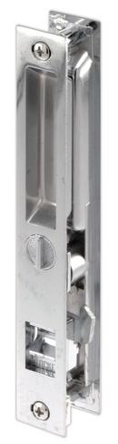 Prime-Line Polished Chrome Steel Sliding Door Flush Latch 