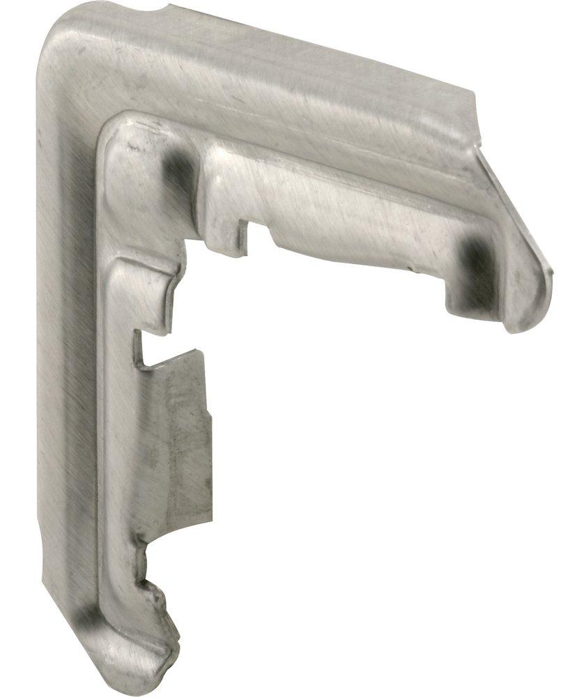 Silver 1-1/2 x 1/2 in. Aluminum Screen Frame Corner (Pack of 50) 