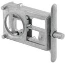 Concealed Unplated Latch Assembly in Polished Chrome