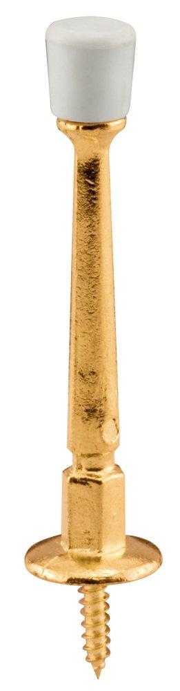 Brass 3 in. Die Cast Ridged Door Stop (Pack of 10) 