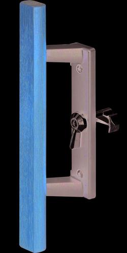 Handle Set for Internal Sliding Door  in Black Wood
