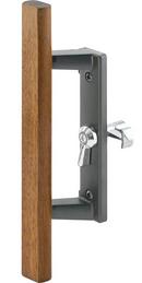 Black/Wood Handle Set for Internal Sliding Door 