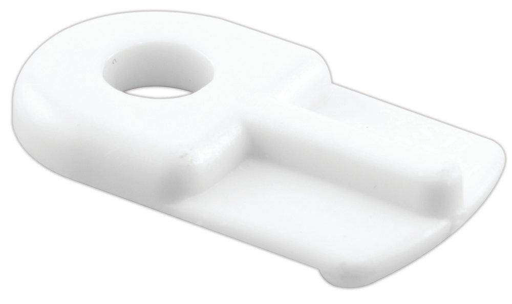 White Plastic Flush Screen Clips 