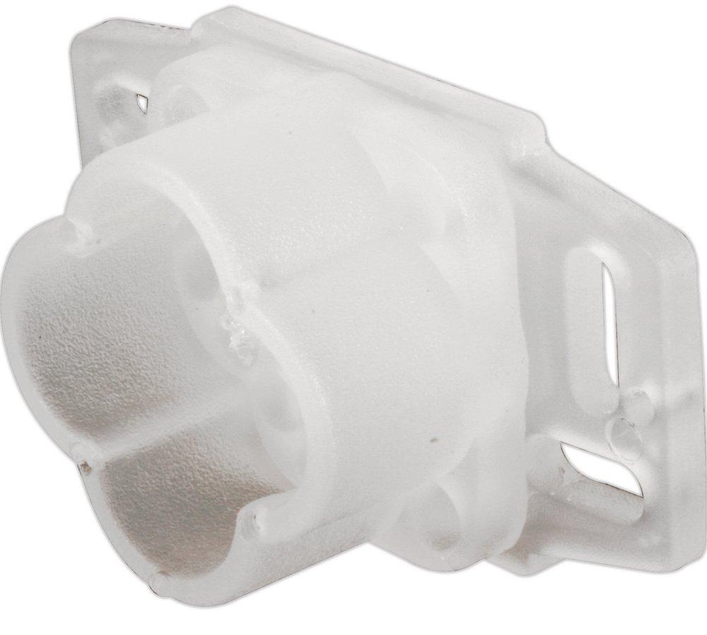 Prime-Line White Drawer Track Back Socket 