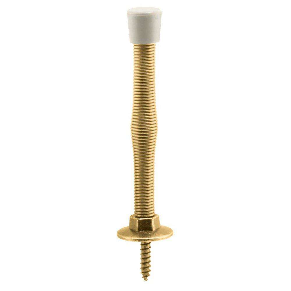 Brass 3 in. Brass Spring Door Stop (Pack of 10) 