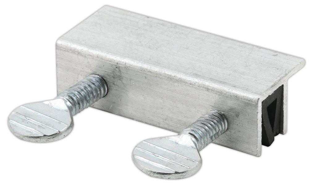 Prime-Line Aluminum 2-1/8 in. Economy Sliding Door Lock 