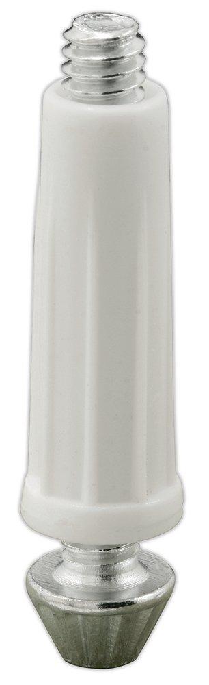 Silver Steel,Plastic Bi-Fold Door Bottom Pivot (Pack of 4) 