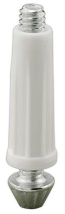 Silver Steel,Plastic Bi-Fold Door Bottom Pivot (Pack of 4) 