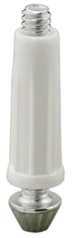 Steel,Plastic Bi-Fold Door Bottom Pivot in Silver (Pack of 4)