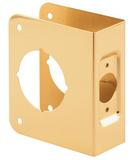 Brass 4-1/2 in. Recessed Door Reinforcer 