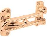 Prime-Line Brass Swing Bar Door Lock in Brass 