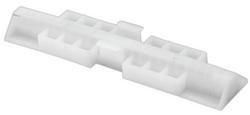 4 in. Plastic Bi-Fold Door Slide Guide in White (Pack of 2)