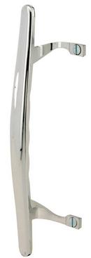 Plated Sliding Glass Door Pull in Polished Chrome