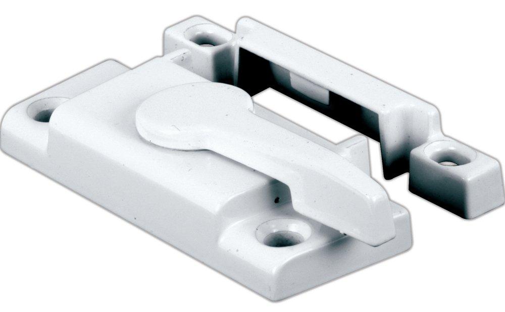 White Vinyl Window Lock in White 