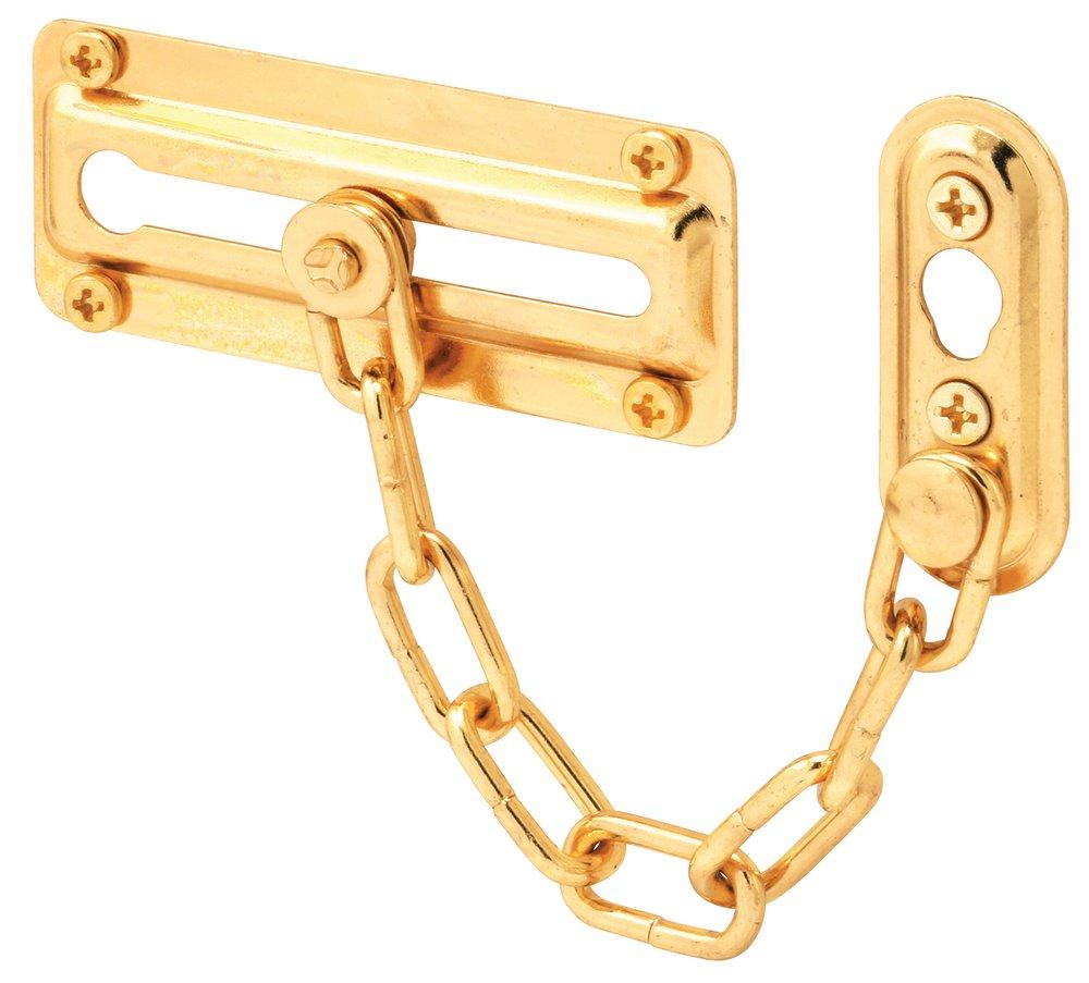 Plated Brass Steel Plated Chain Door Guard 