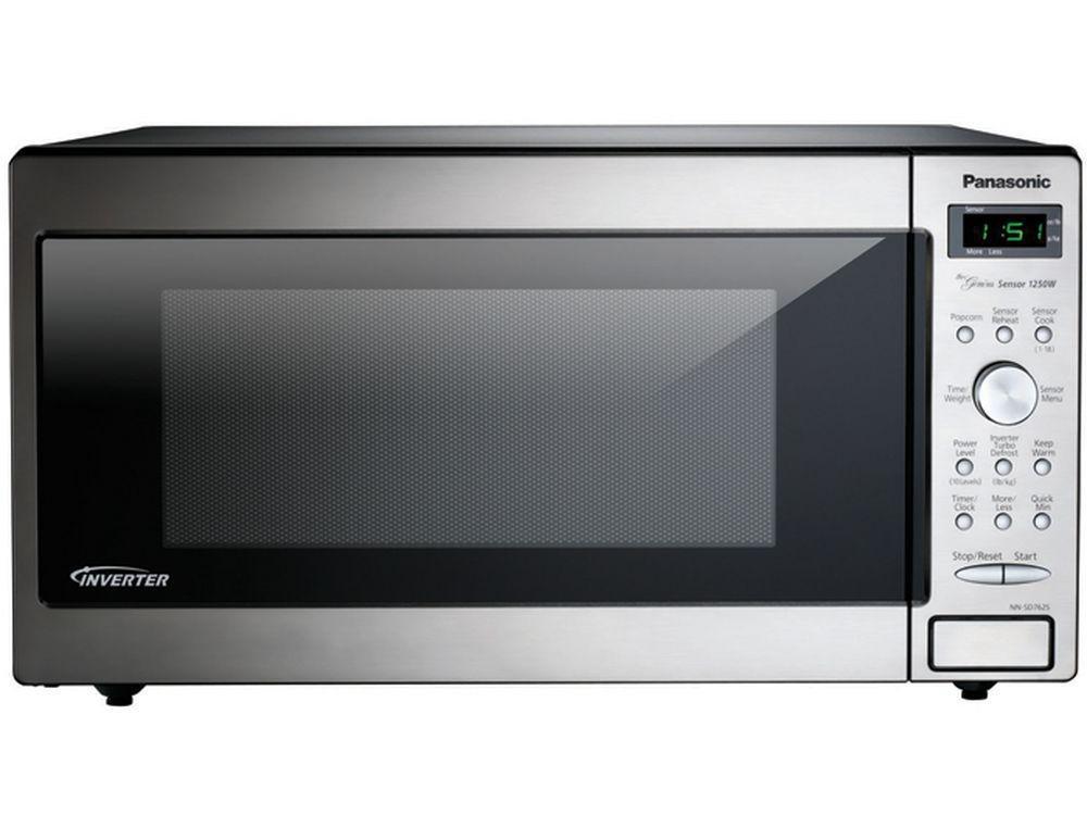 Panasonic Stainless Steel/Silver 1.6 cf Countertop Microwave Oven 