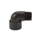 Banjo Black MNPT x FNPT Straight and Street Schedule 80S Polypropylene 90 Degree Elbow 