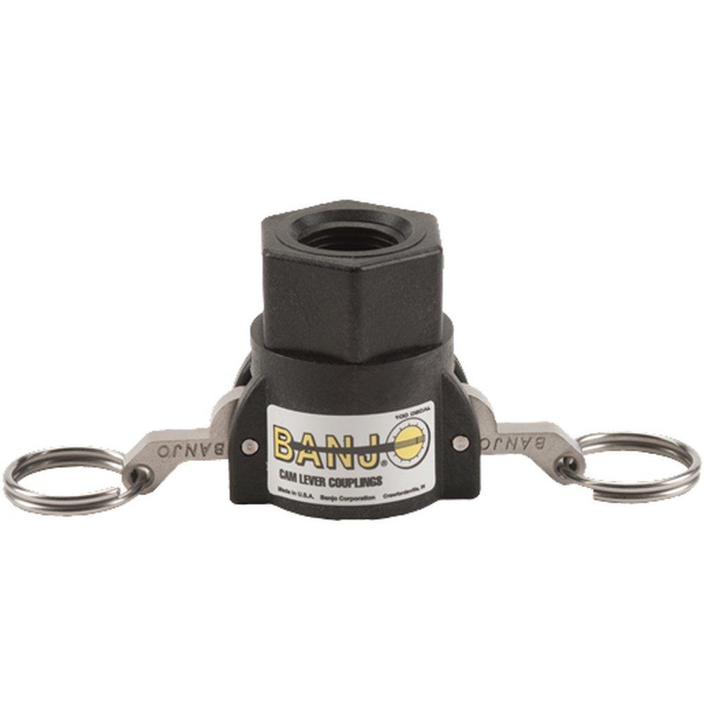 Banjo FPT x Female Coupler EPDM and Polypropylene Coupling 