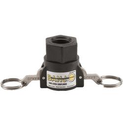 3/4 x 1/2 in. FPT x Female Coupler EPDM and Polypropylene Coupling