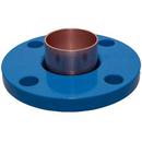 2 x 1-25/32 in. Sweat x Flanged 200 psi Schedule 150 Domestic Powder Coated Copper and Steel Companion Adapter (Piece of 2)