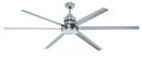 72 in. Ceiling Fan with Blades in Brushed Polished Nickel