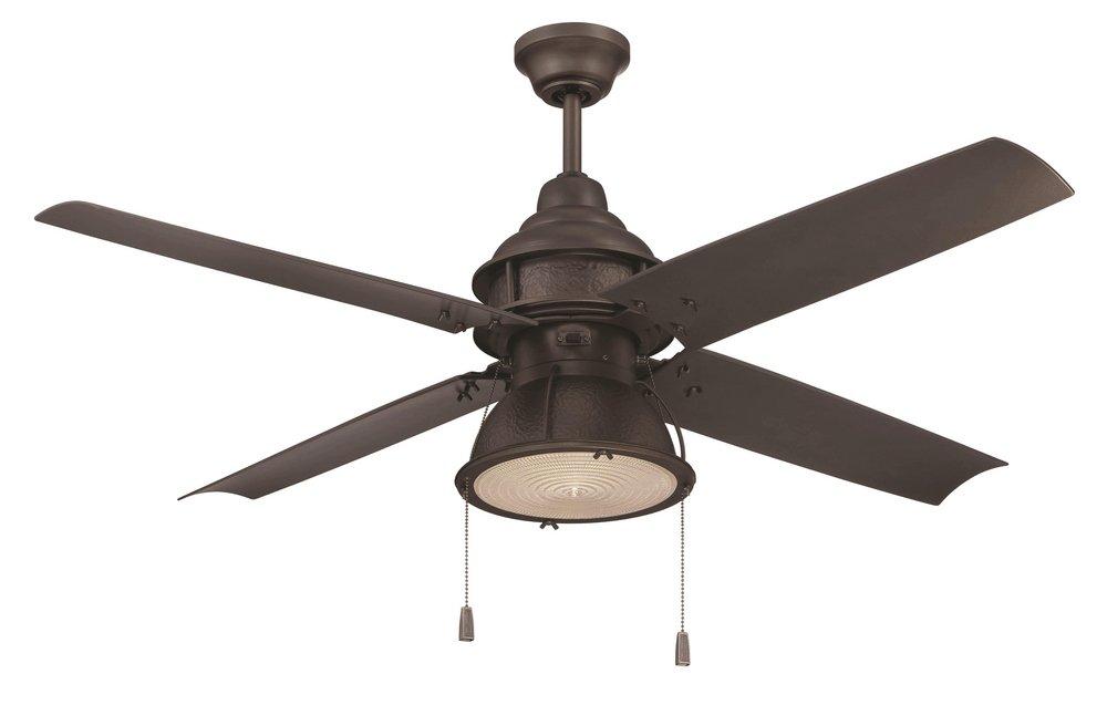 Craftmade Espresso 52 in. Ceiling Fan with Blades and Light 