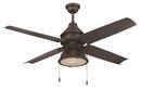 Craftmade Espresso 52 in. Ceiling Fan with Blades and Light 