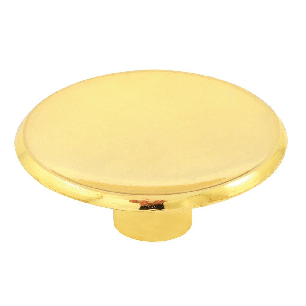 Prime-Line Brass 1-3/4 in. Knob Plated 